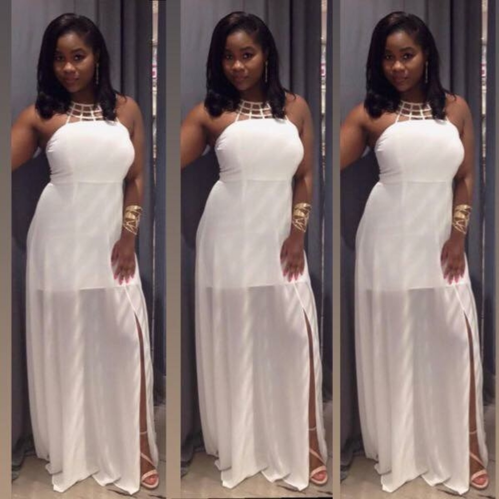 β¨White Goddess Gownβ¨ - Picture 5 of 6